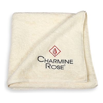Charmine Rose Professional Cosmetic Towel with Logo 70x140 cm