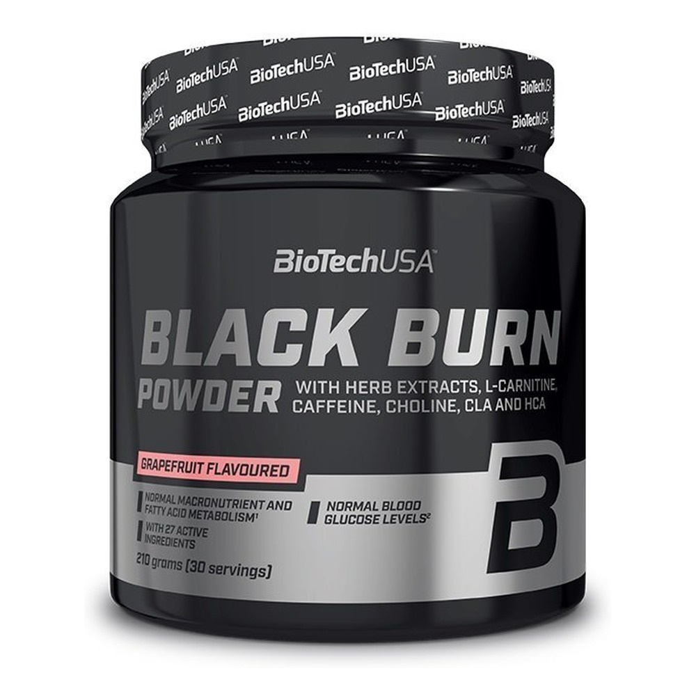BioTechUSA Black Burn Powder Passion Fruit Thermogenic Formula for Weight Management 210g