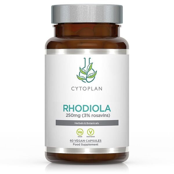 Cytoplan Rhodiola For Mental and Cognitive Performance 60 Vcaps