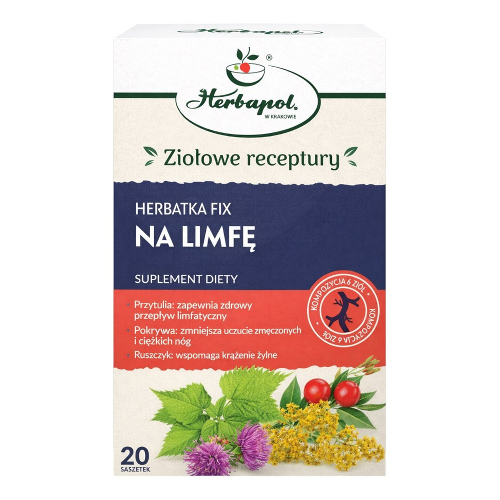 HERBAPOL KRAKÓW Lymph Herbal Tea 20x2g