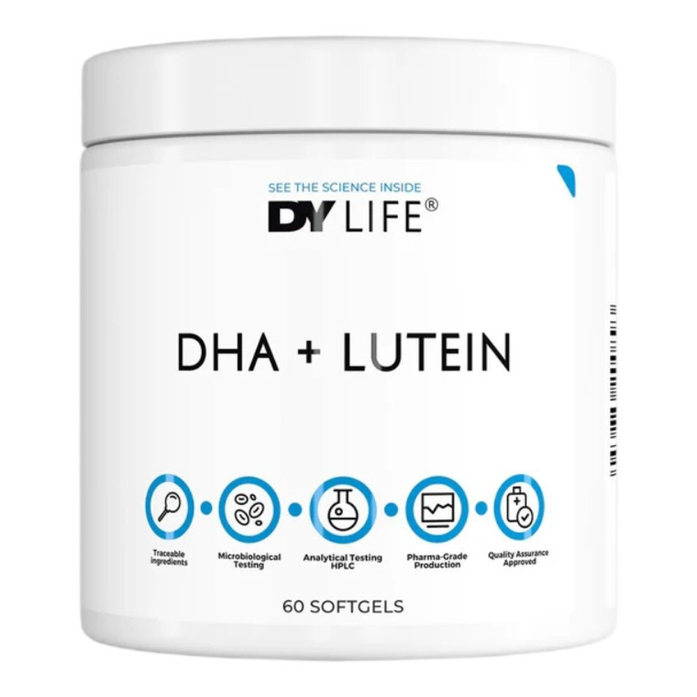 Dorian Yates DY LIFE DHA + Lutein 60 Softgels