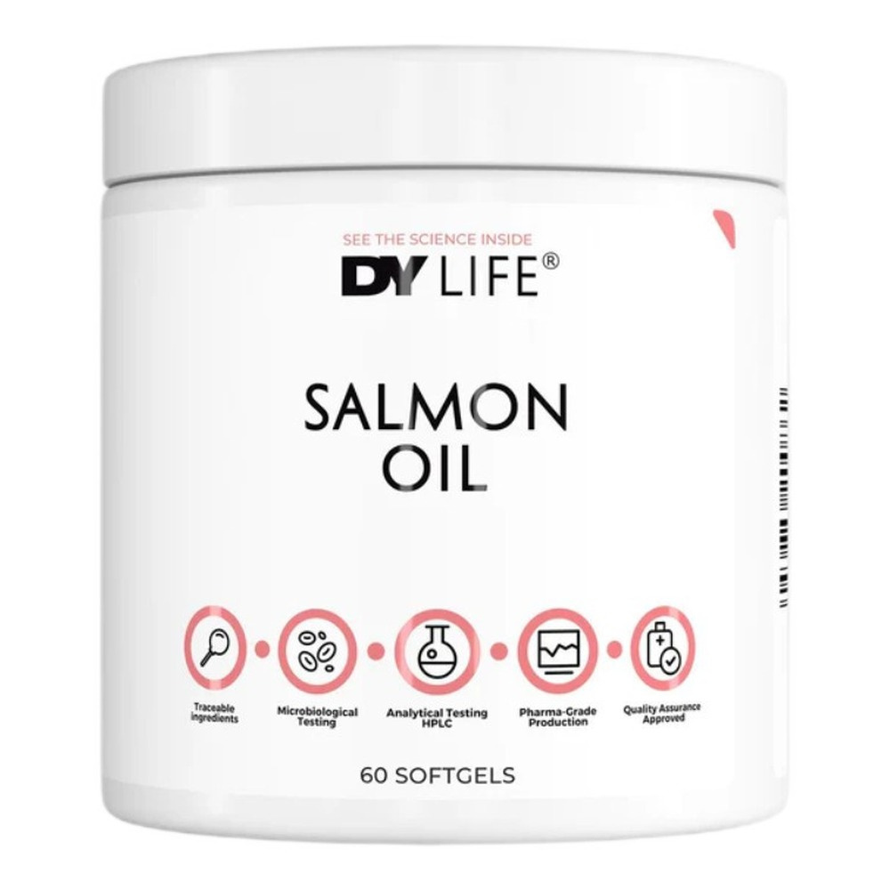Dorian Yates DY LIFE Salmon Oil 60 Softgels