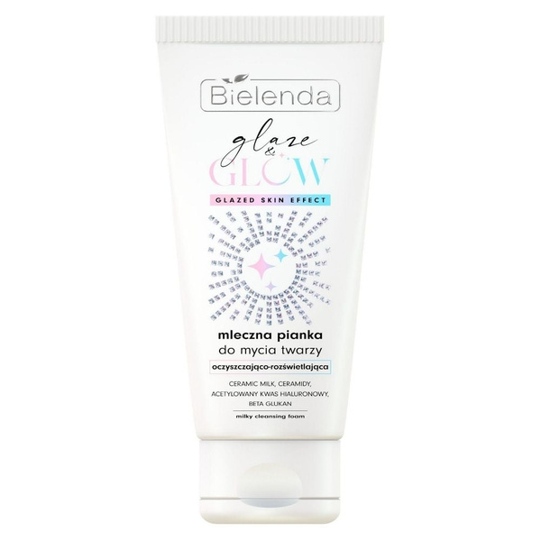 Bielenda Glaze & Glow Milky Face Wash Foam 135g