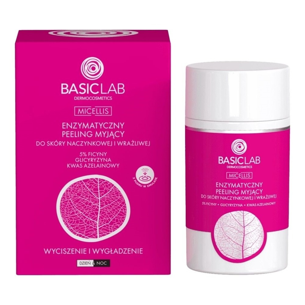 BasicLab Micellis Cleansing Enzyme Peel For Couperose and Sensitive Skin 35g