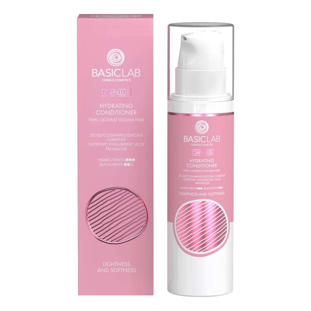 BasicLab Capillus Hydrating Conditioner Lightweight Volume and Shine 250ml