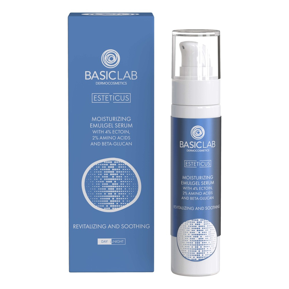 BasicLab Esteticus Moisturizing Emu-Gel Face Serum 50ml