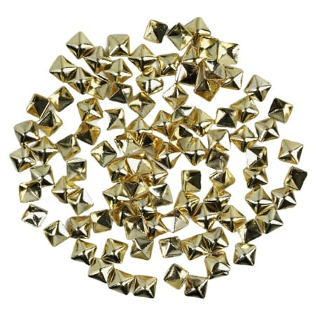 Semilac Nail Decoration Gold Big Squares 100pcs