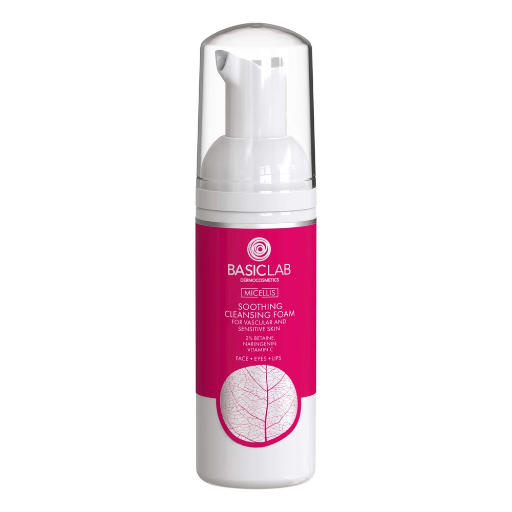 BasicLab Micellis Soothing Cleansing Foam For Couperose and Sensitive Skin 50ml