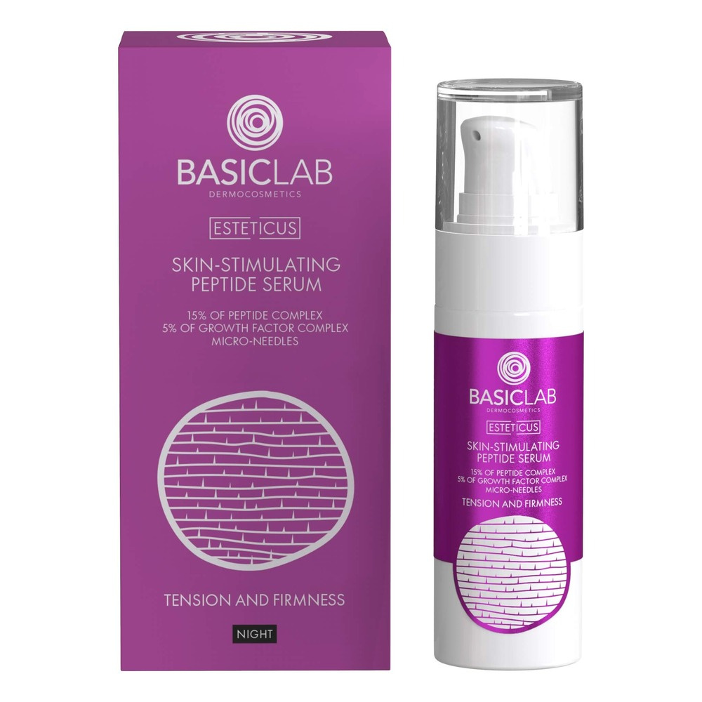 BasicLab Esteticus Anti-Aging Skin-Stimulating Peptide Serum 30ml
