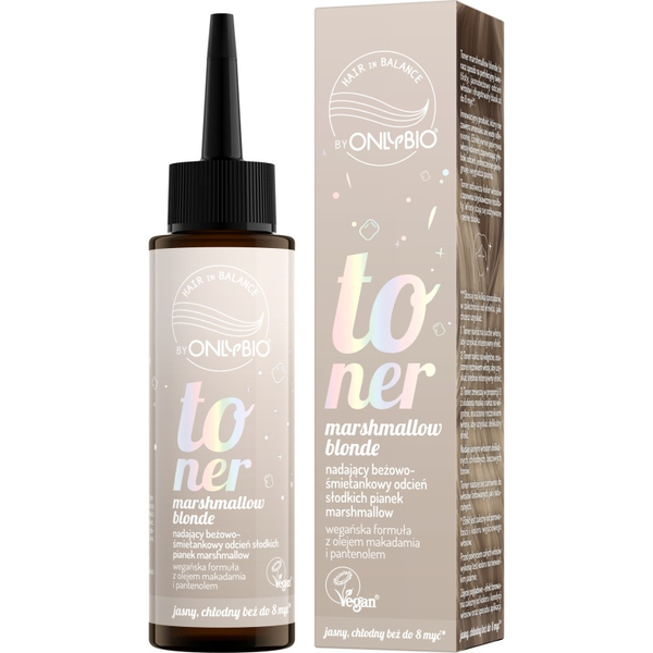 OnlyBio Hair in Balance Toner Marshmallow Blonde Beige-Cream 100ml