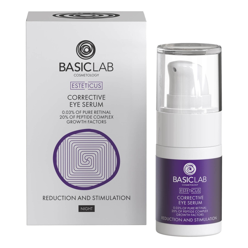 BasicLab Esteticus Corrective Eye Serum with Retinal 0.03% 15ml