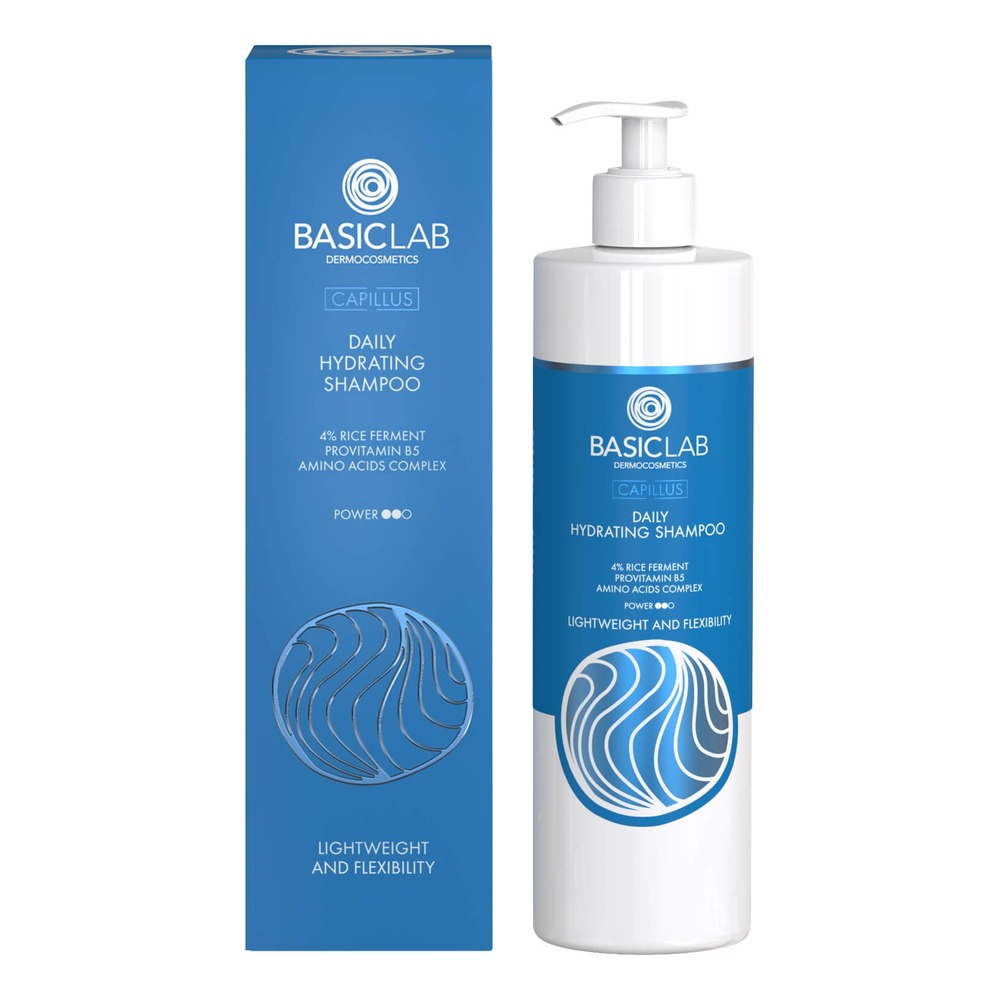 BasicLab Capillus Daily Hydrating Shampoo Lightweight Flexibility 300ml