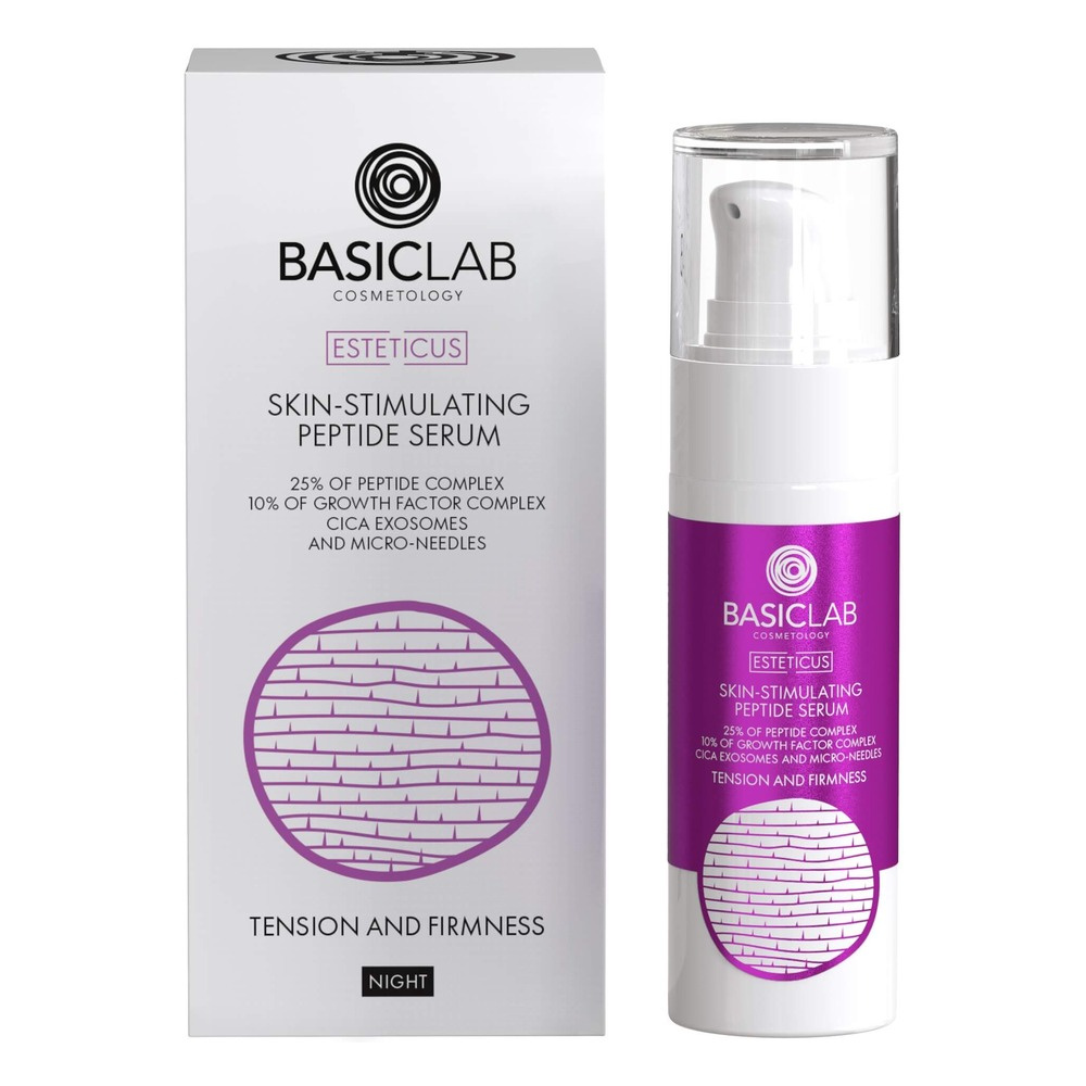 BasicLab Cosmetology Skin-Stimulating Peptide Serum with Microneedles 30ml