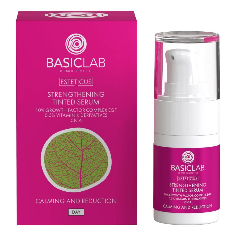 BasicLab Strengthening Toning Serum for Capillary & Sensitive Skin 15ml