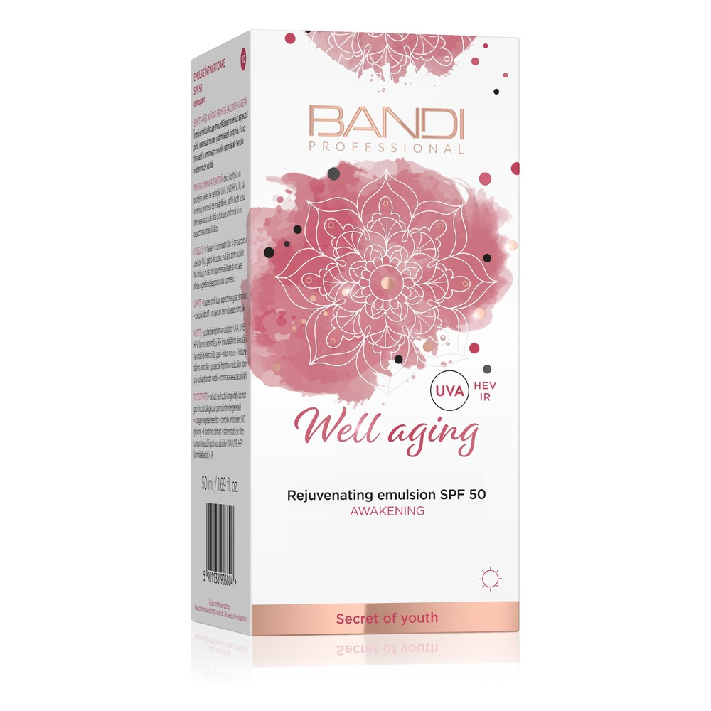 Bandi Well Aging Care Light Rejuvenating Emulsion with SPF 50 for Mature Skin 50ml