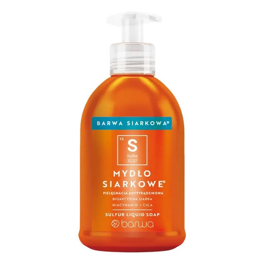 Barwa Sulfur Anti-Acne Liquid Soap 300ml