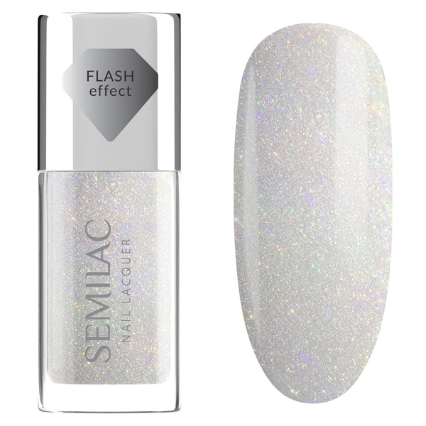 Semilac Classic Hybrid Gel Polish 116 Lacquer Holo Flash 9ml