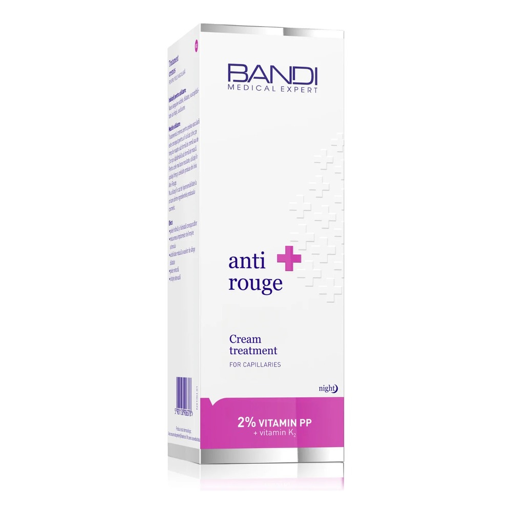 Bandi Medical Anti Rouge Cream Capillary Treatment with 2% Vitamin PP 50ml