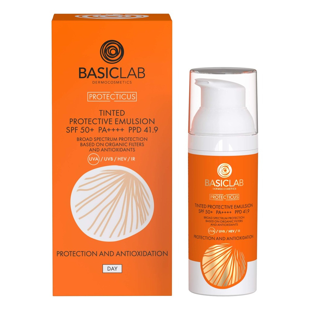 BasicLab Protecticus Toning Protective Emulsion SPF 50 50ml
