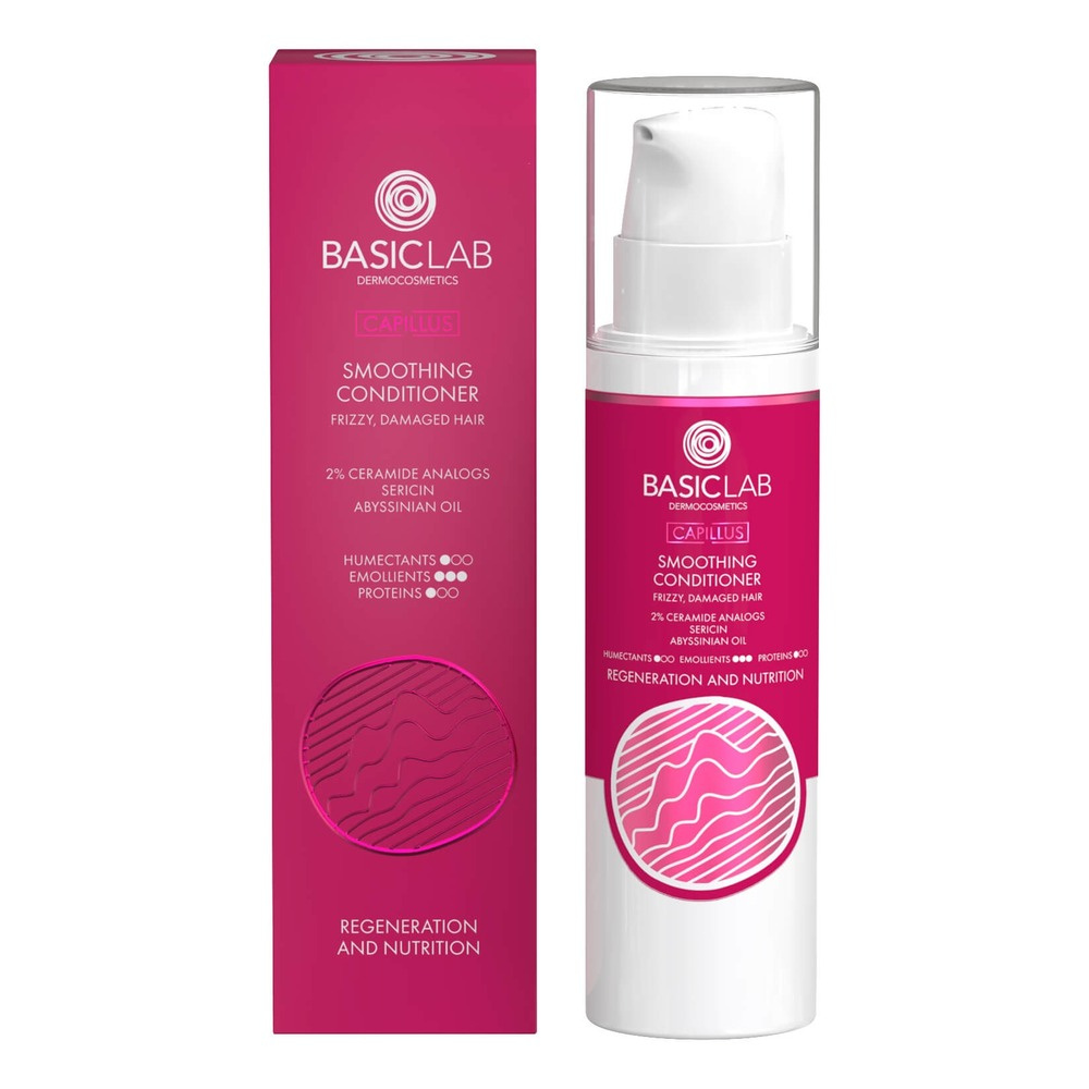BasicLab Capillus Smoothing Conditioner For Frizzy Damaged Hair 250ml