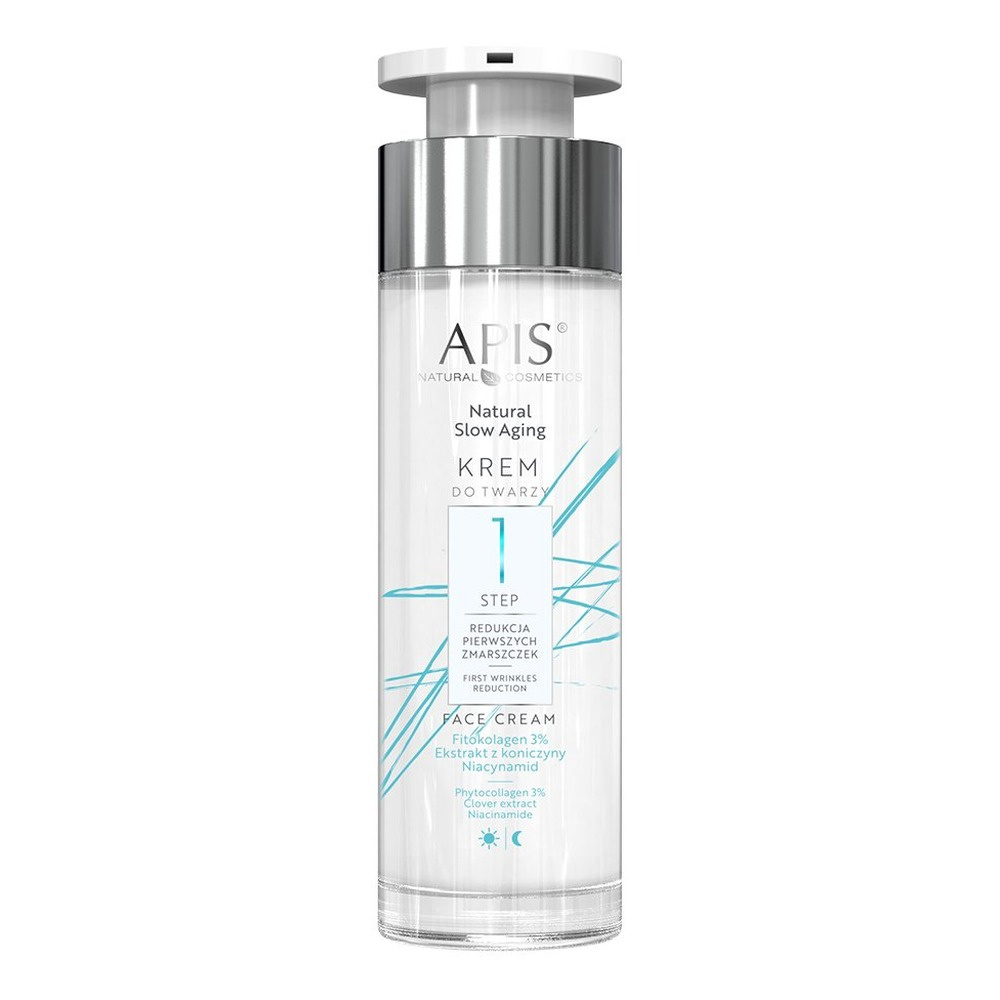 Apis Natural Slow Aging Step 1 Velvet Cream Reducing First Wrinkles 50ml