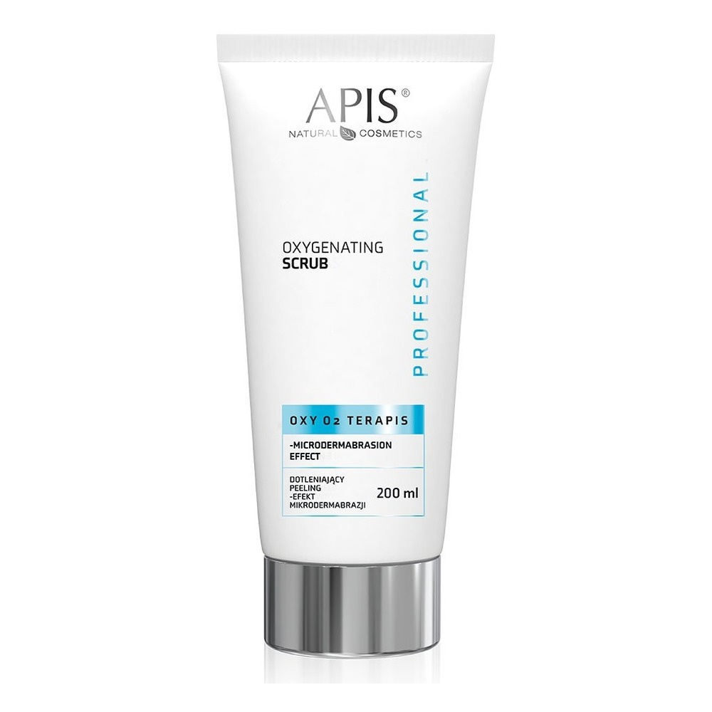 Apis Professional Oxy O2 Therapis Oxygenating Peeling Scrub with Microdermabrasion Effect for Gray and Tired Skin 200ml