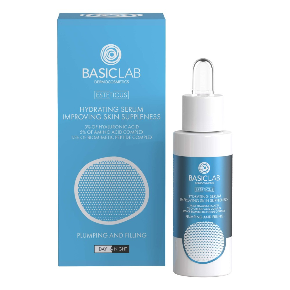 BasicLab Esteticus Hydrating Serum 3% Hyaluronic Acid 30ml