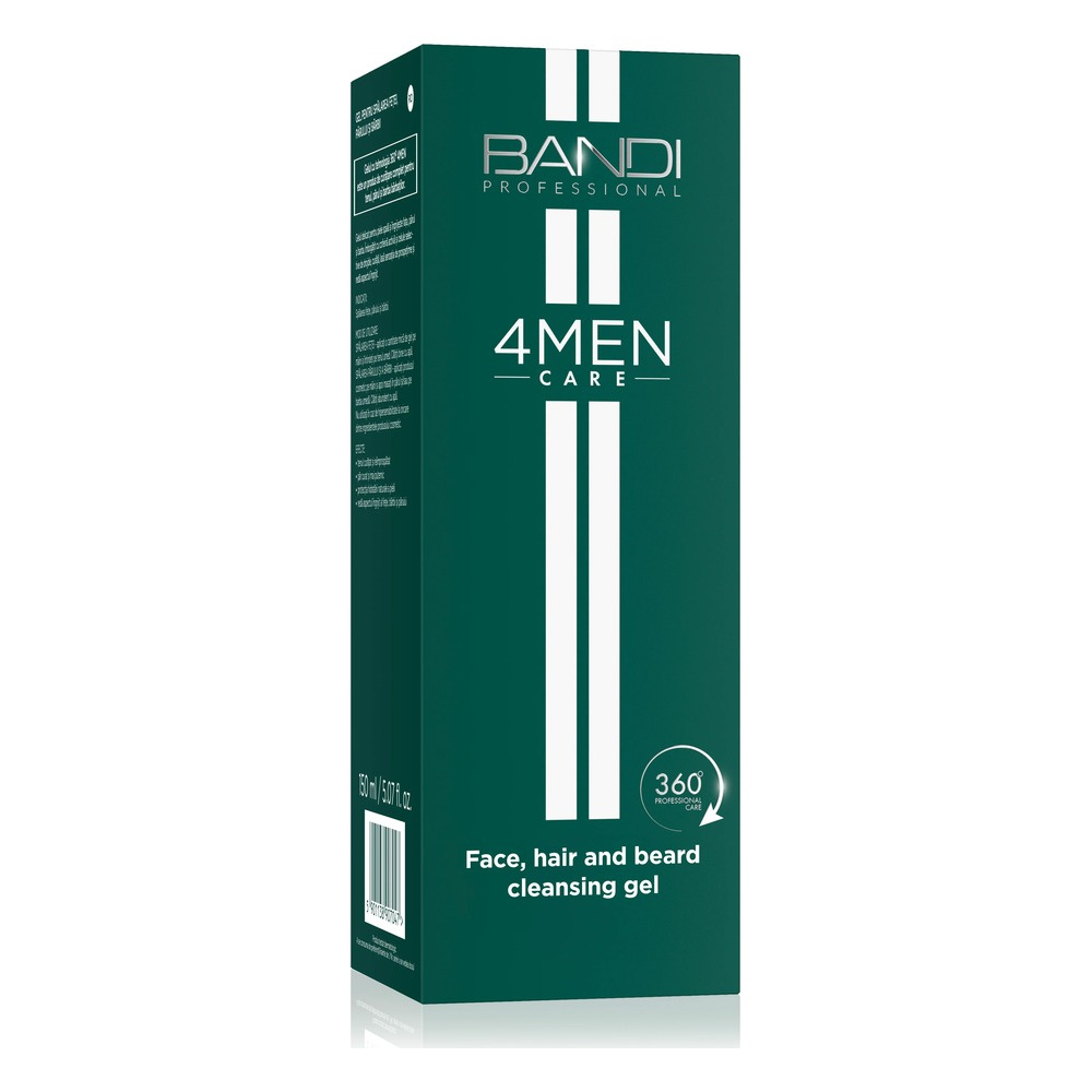 Bandi 4Men Care Face Hair and Beard Washing Gel 150ml