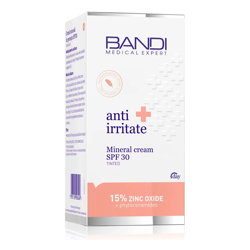 Bandi Anti Irritate Mineral Protective and Toning Cream Makeup Base with SPF 30 30ml