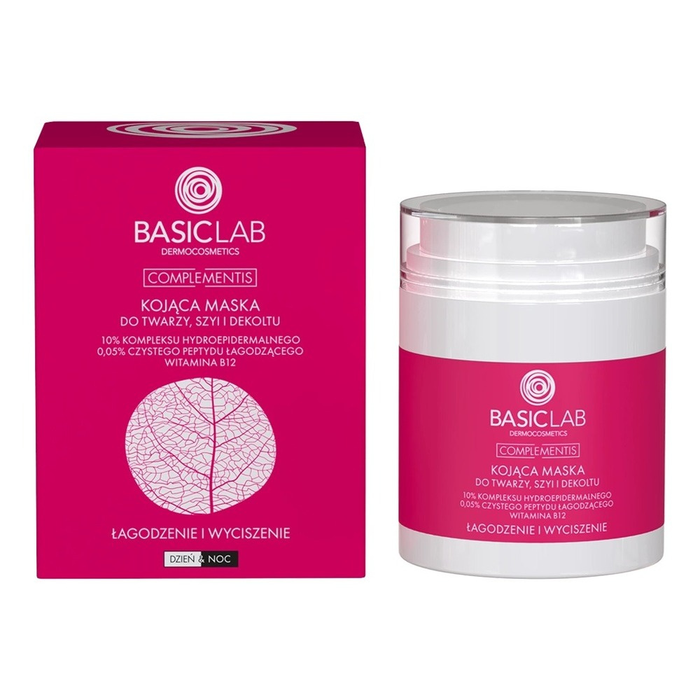 BasicLab Complementis Soothing Mask For Face Neck And Decollete 50ml