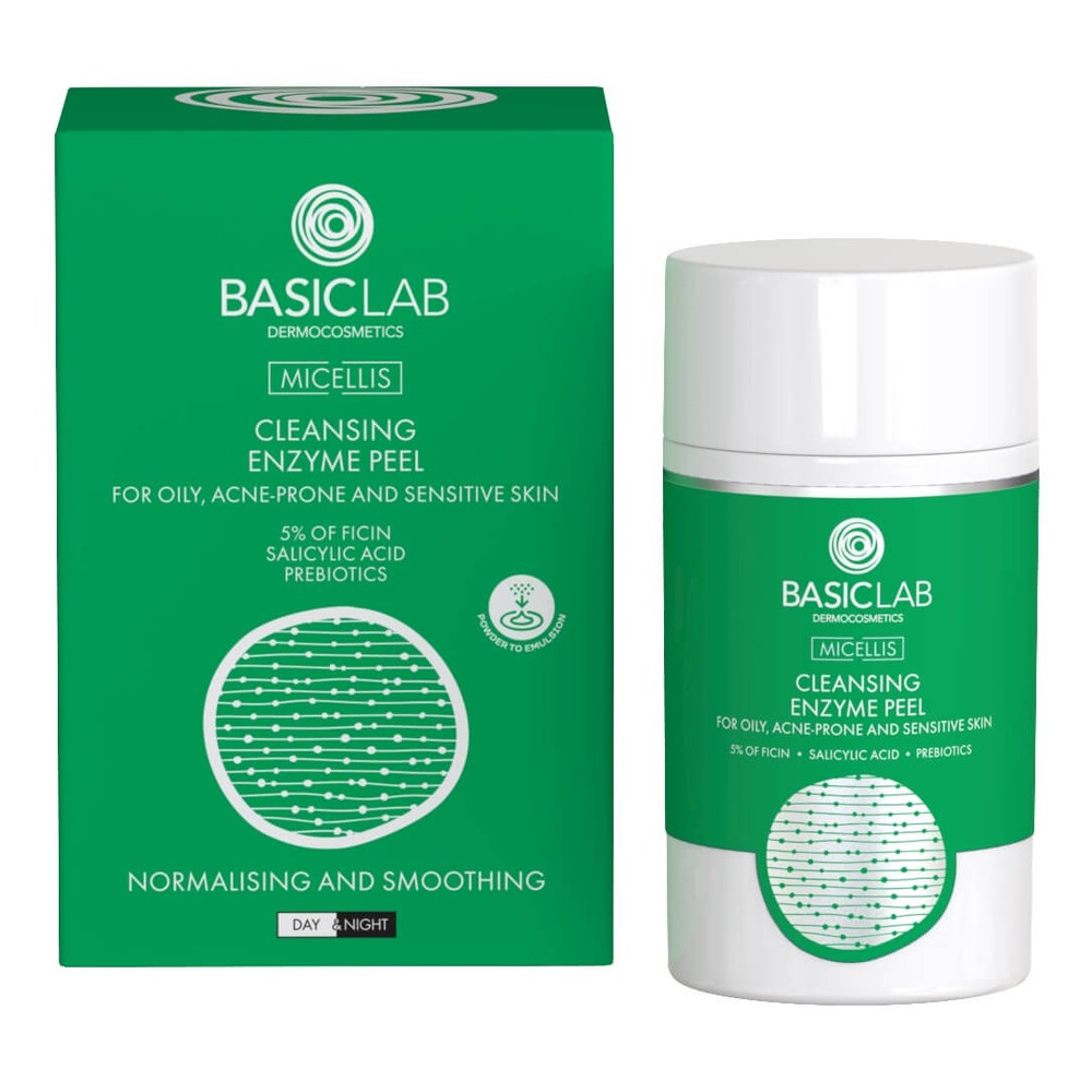 BasicLab Micellis Enzymatic Cleansing Peel for Oily & Sensitive Skin 35g