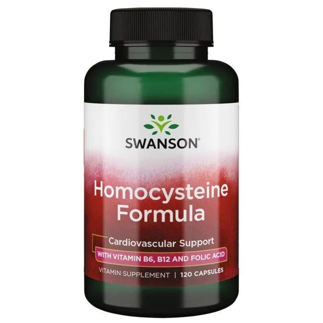 Swanson Homocysteine Formula for Circulatory System Support 120 Capsules