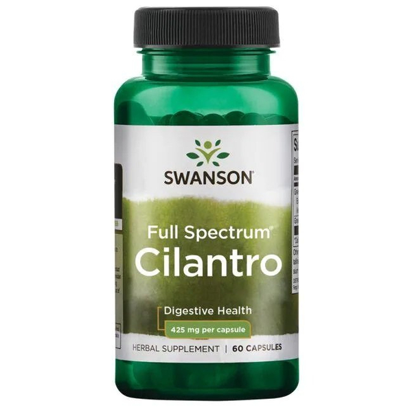 Swanson Full Spectrum Cilantro 425mg for Digestion Support 60 Capsules