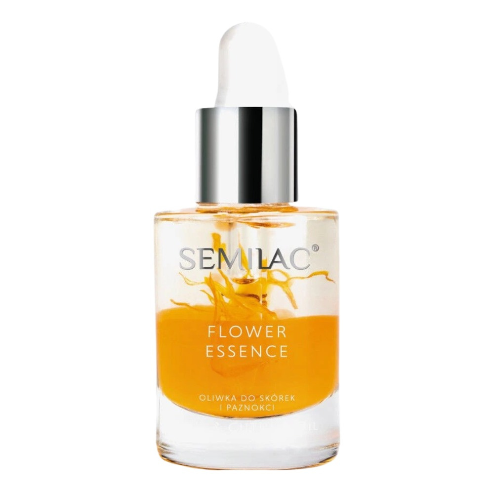 Semilac Care Flower Essence Nail And Cuticle Oil Orange Strength 10ml