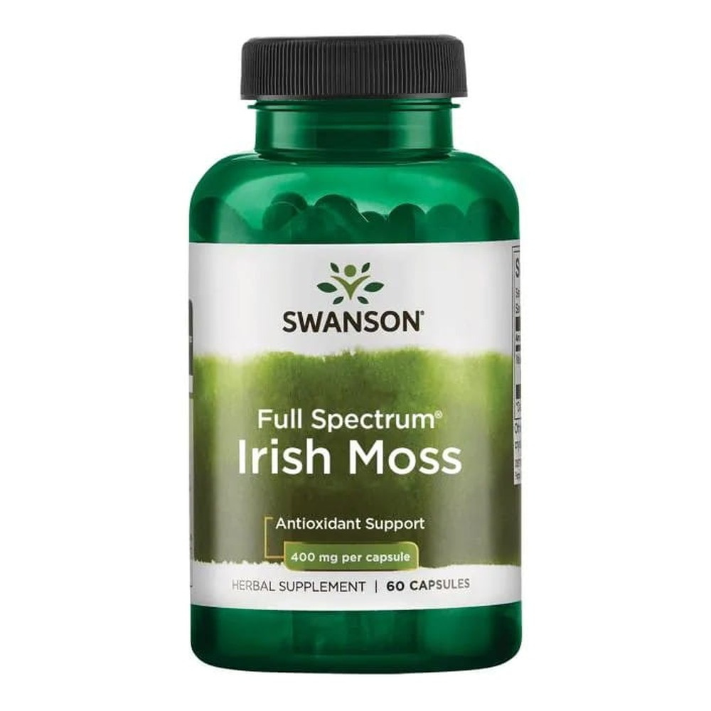Swanson Irish Moss 400mg for General Wellness Support 60 Capsules