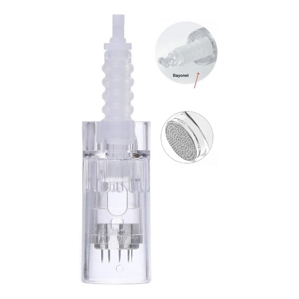 BLCK Professional Sterile Nano Cartridge for Mesotherapy and BB Glow Treatments Bayonet Mount 1pc