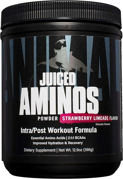 Animal Juiced Aminos BCAA and EAA Amino Acid Powder for Muscle Recovery 366g