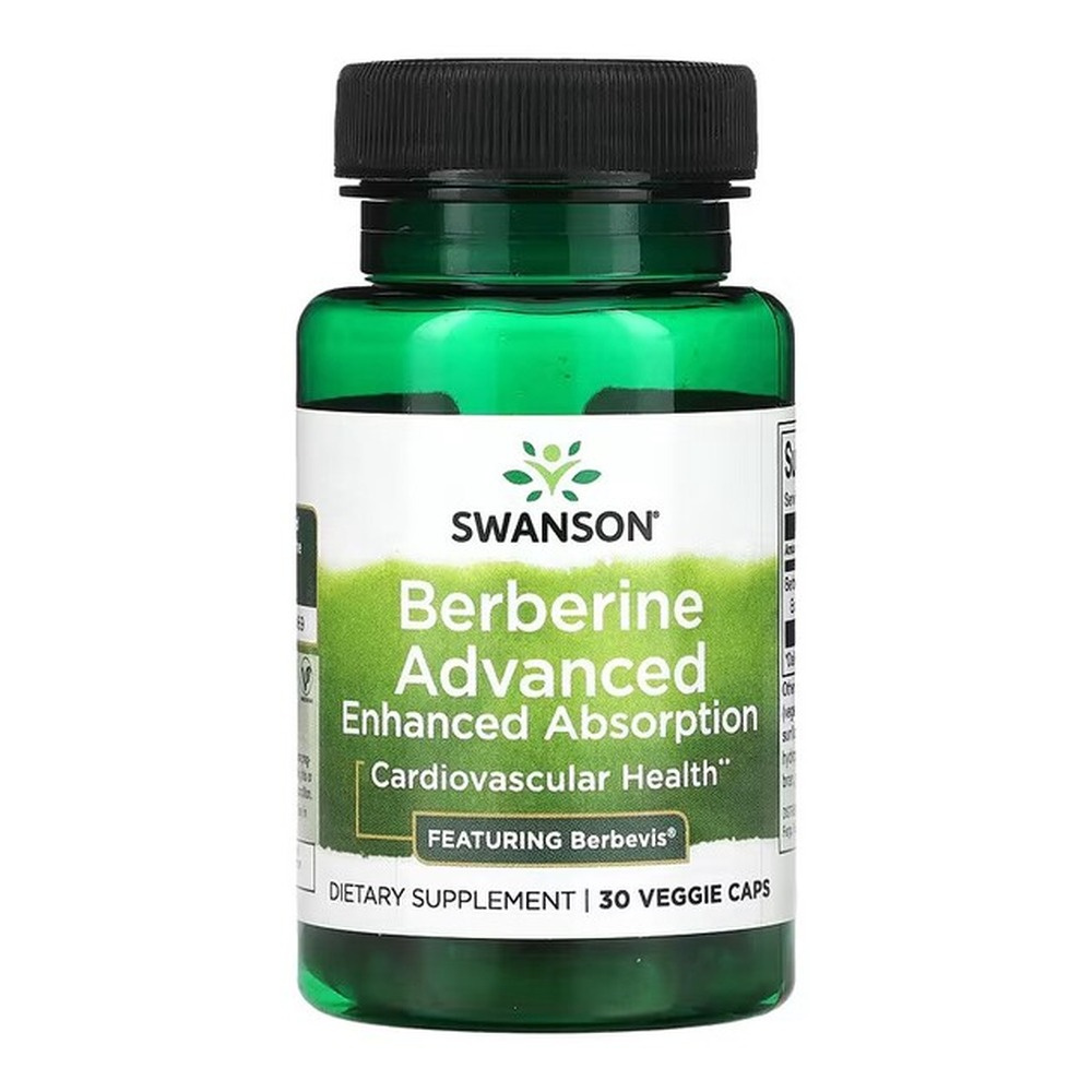 Swanson Berberine Advanced Supporting Metabolism and Heart 30 Capsules
