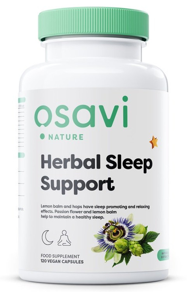 Osavi Herbal Sleep Support Melatonin Free 120 vegan caps