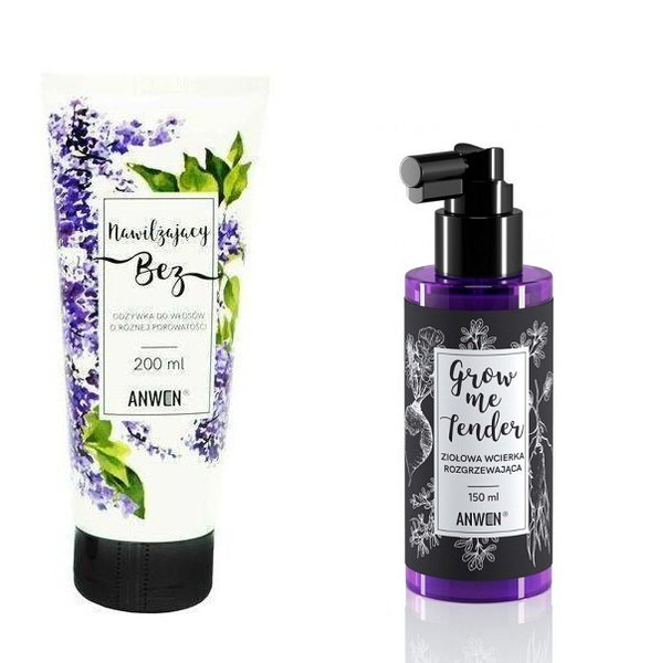 Anwen Set Conditioner for Hair of Various Porosity + Hair Growth Herbal Lotion