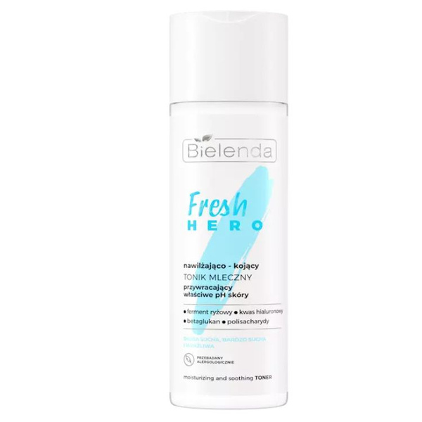 Bielenda Fresh Hero Moisturizing & Soothing Milk Tonic for Dry Skin 200ml