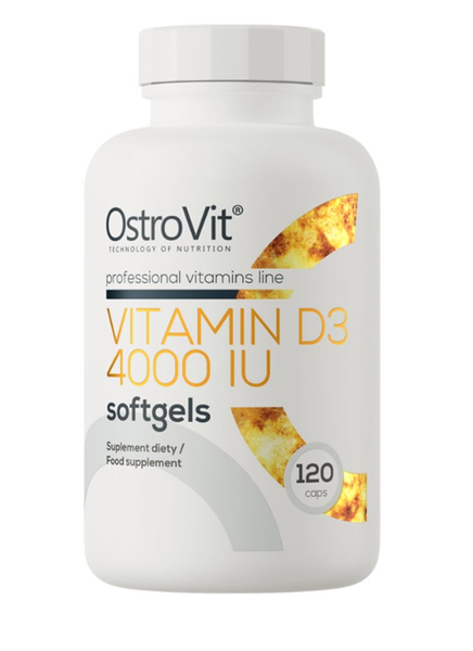 OstroVit Vitamin D3 4000 - 120 softgels