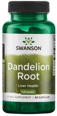Swanson Dandelion Root 515mg for Digestive Support 60 Capsules