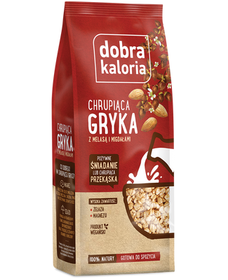Dobra Kaloria Bio Vege Crunchy Buckwheat with Molasses and Almonds 100g
