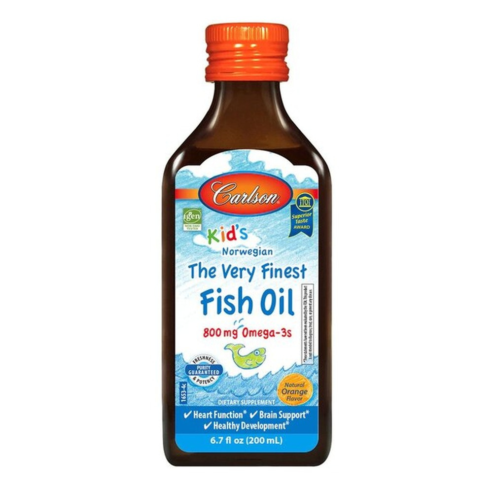 Kid's The Very Finest Fish Oil, 800mg Natural Orange - 200 ml.