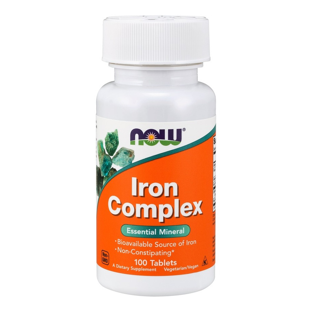 Now Foods Iron Complex 100 Tablets