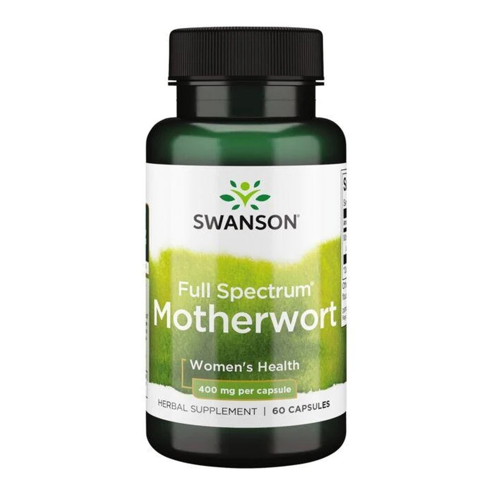 Swanson Motherwort 400mg Supporting Women's Health 60 Capsules