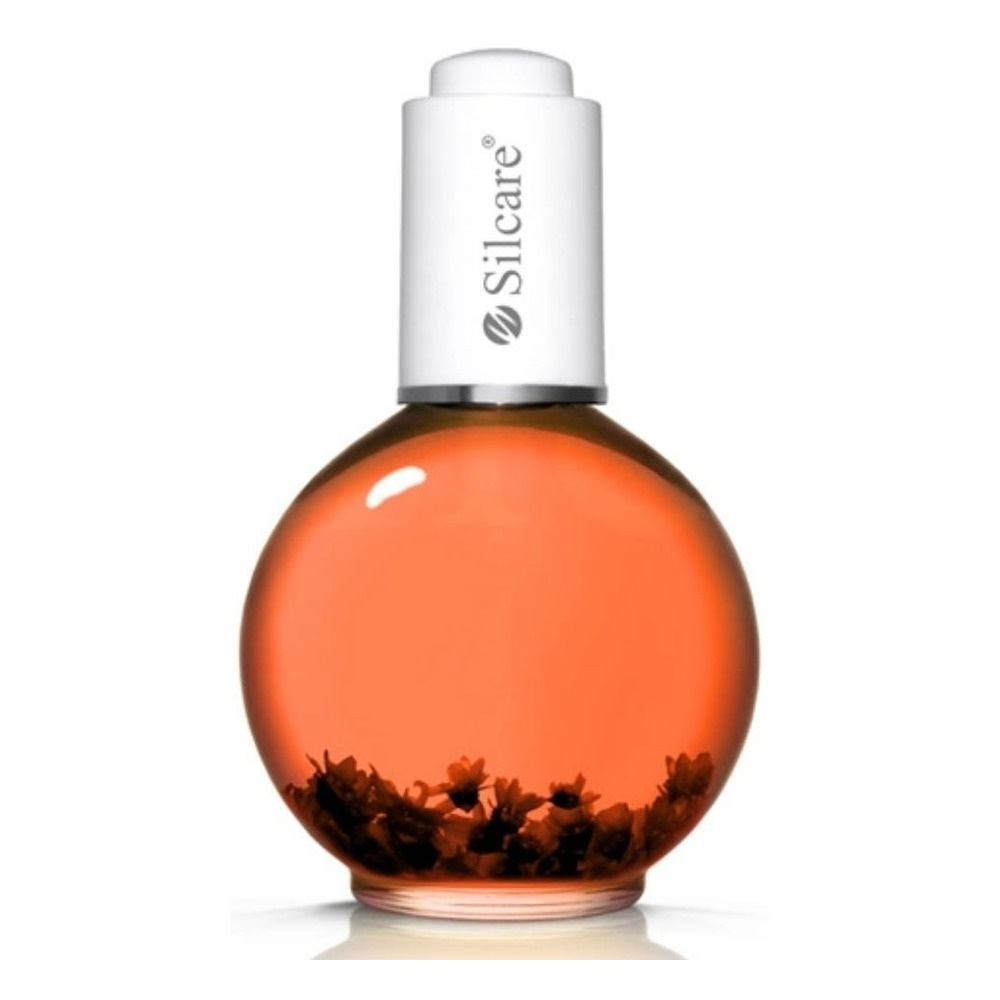 Silcare Garden of Colour Flower Power Nail & Cuticle Oil with Flowers 75ml