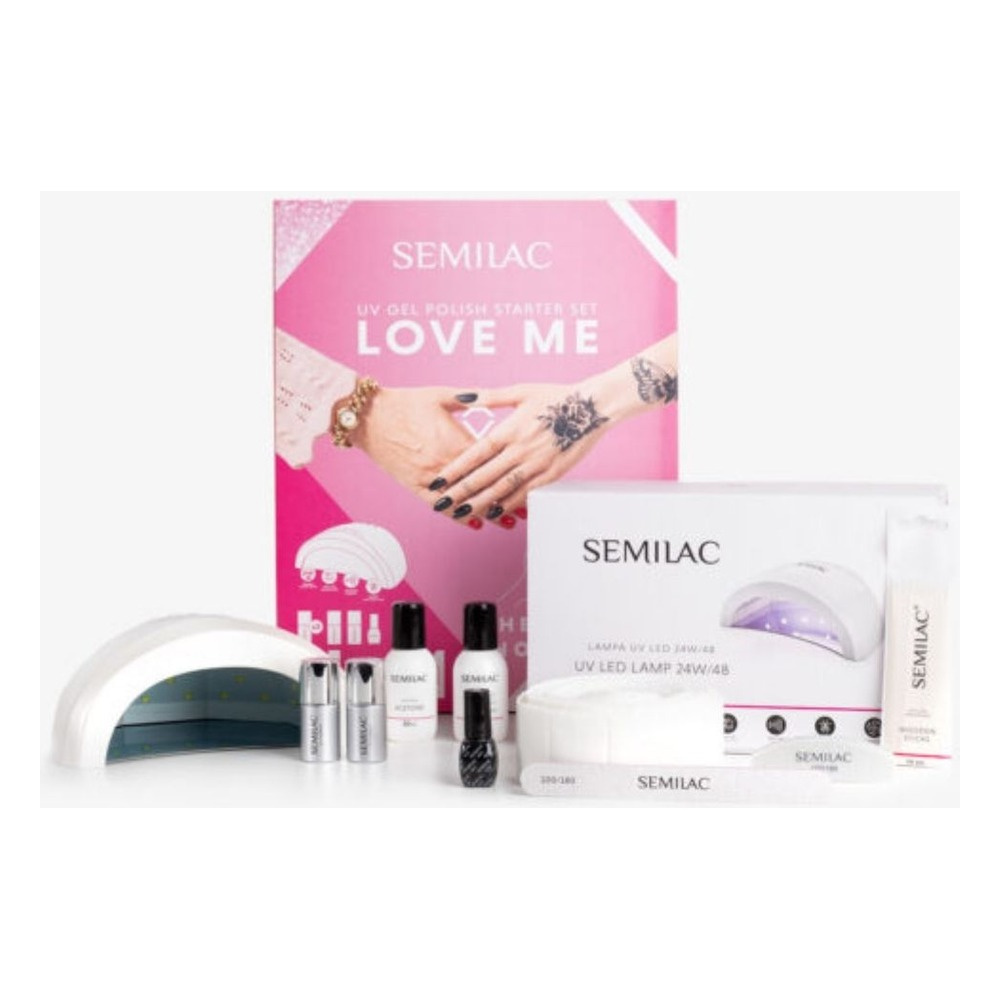 Semilac Love Me Customized Starter Set UV/LED Lamp 24W/48W