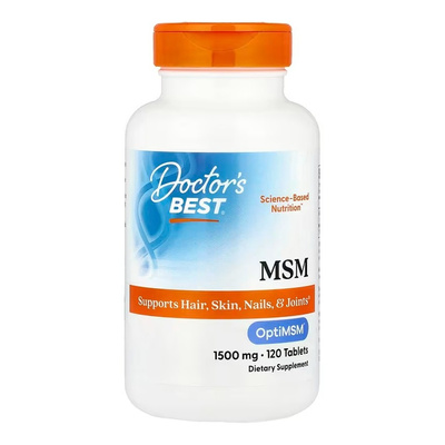 Doctor's Best MSM with OptiMSM, 1500mg Tablets 120 tablets